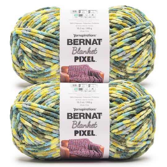 2 Pack Bernat® Blanket Pixel™ Yarn